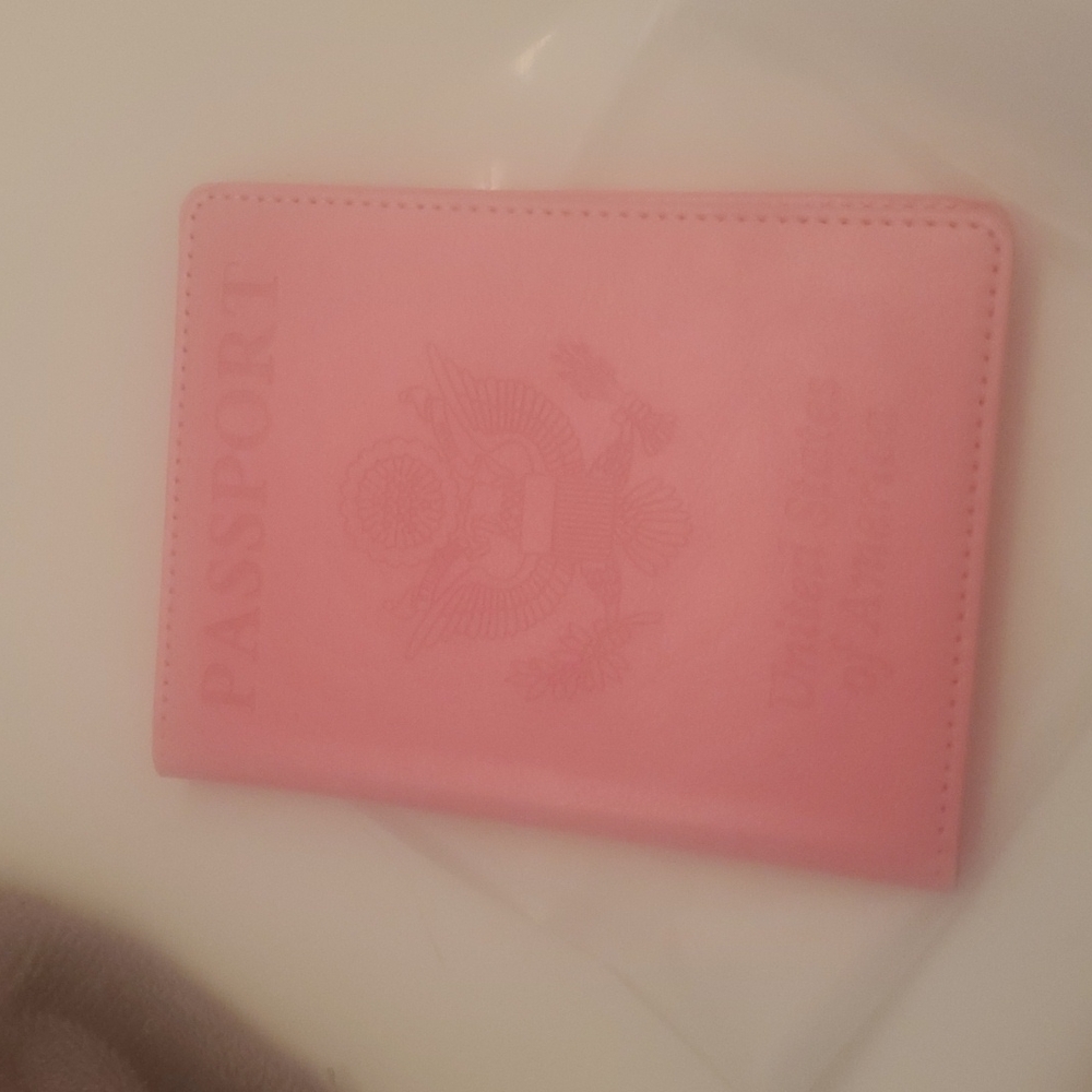 Bloomingdale's new bagged light pink passport  holder 💕